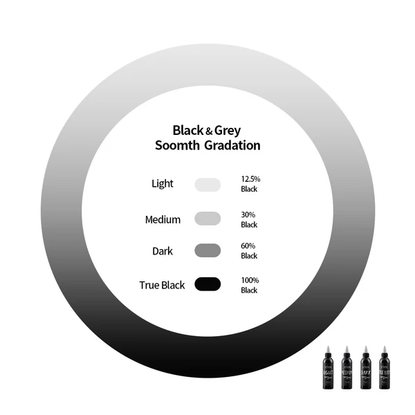 "Dark Black" Fekete Tetováló Festék - 120 ml