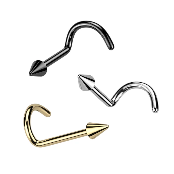 A & ONE Ezüst Színű Titánium Orr piercing