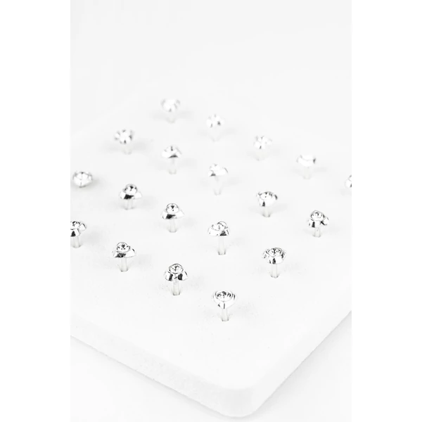 A & ONE S925 Ezüst Orr Piercing Apró Szívvel Díszítve