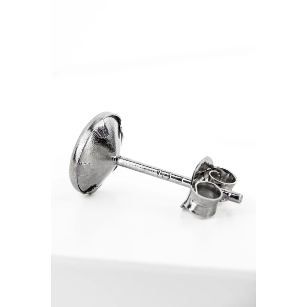 Lila Swarovski Kővel Díszített S925 Ezüst Fülbevaló