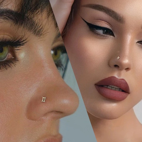 Aranyozott S925 Ezüst Bak Csillagjegyű Piercing