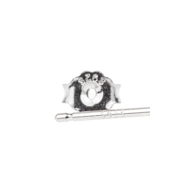 S925 Ezüst Gömb Fülbevaló Lila Swarovski® Kövekkel