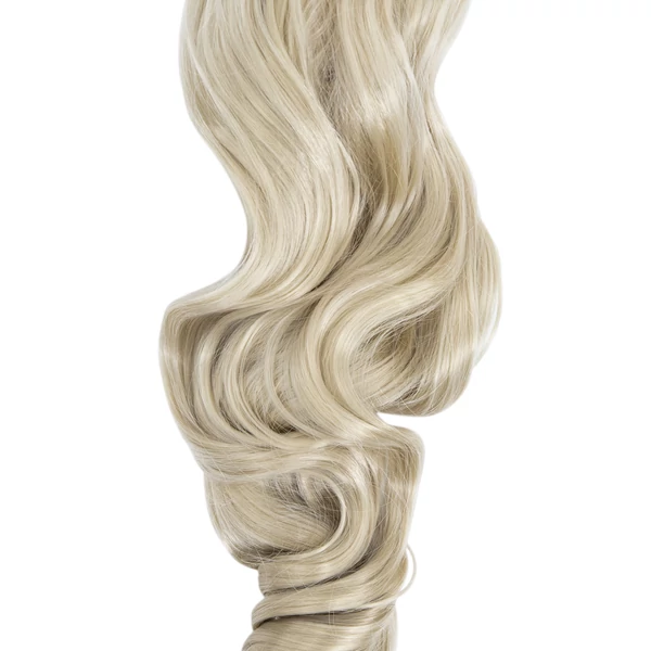 Szőke Hullámos Csatos Póthaj Copfhoz - 55 cm