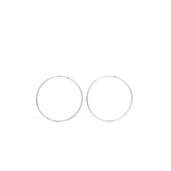 S925 Ezüst Karika Fülbevaló -40mm -4.2g