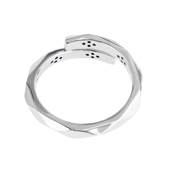 S925 Ezüst Geometrikus Állítható Gyűrű