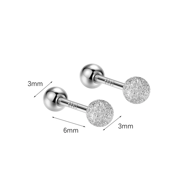 S999 Ezüst Kör Alakú Labret Piercing