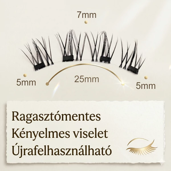 Ragasztó Nélküli Mágneses Műszempilla Szett – Gyors És Egyszerű Felhelyezés