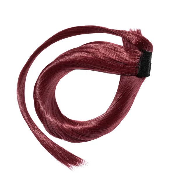 Vörös Hosszú Egyenes Szintetikus Póthaj Copfhoz 60 cm