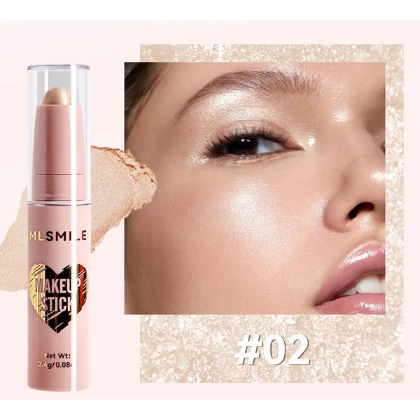 MLSMILE Arany Színű Highlighter Stift Arcra