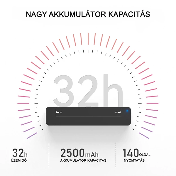 Hordozható Bluetooth Hőnyomtató Tetováláshoz