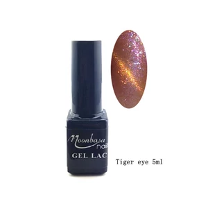 Moonbasa Tiger eye gél lakk 5ml #833 Csillámos Flamingórózsaszín