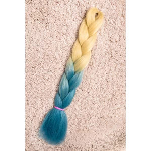 A &amp;amp; ONE Világosszőke-Kék Ombre Póthaj 120 cm