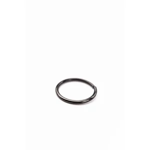 A &amp;amp; ONE Fekete Rozsdamentes Acél Karika Orr Piercing - 8 mm