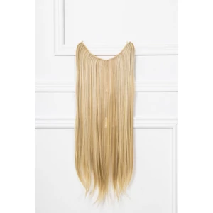 Könnyen És Gyorsan Felhelyezhető, Egyenes Gumis Póthaj, Hamvas Szőke Színben, 60 cm