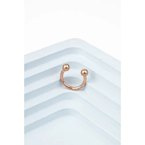 A &amp;amp; ONE Rosegold Színű Titánium Menetes Patkó Piercing