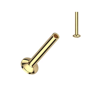 Arany Színű Titánium Piercing Vég - 3 mm 