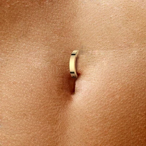 Arany Színű Titánium Köldök Piercing