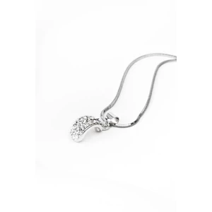 A &amp;amp; ONE S925 Ezüst Nyaklánc Fehér Swarovski® Köves Medállal 