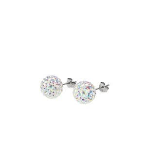 A &amp; ONE S925 Ezüst Gömb Fülbevaló Színjátszós Swarovski® Kövekkel