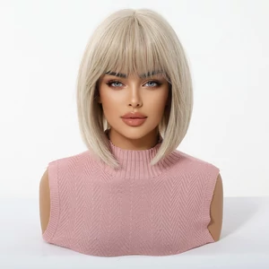 Hamvas Szőke Egyenes Bob Paróka - 30 cm