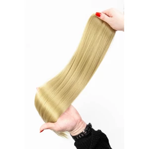 Aranyszőke Csatos Egyenes Póthaj 65 cm