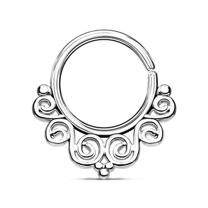 A & ONE Ezüst Színű Septum Piercing