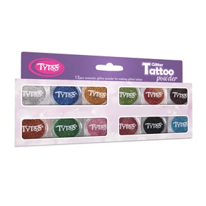 Tytoo Legszebb Színek Válogatása Csillámpor Szett 12 x 2,5 ml