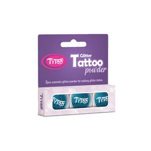 Tytoo Türkizkék Csillámpor Szett  3 x 2,5 ml