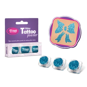 Tytoo Türkizkék Csillámpor Szett  3 x 2,5 ml