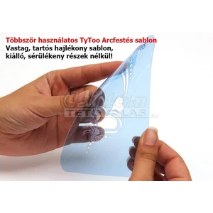 TyToo Virág Sablon Arcfestéshez