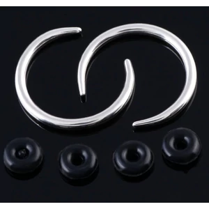 A & ONE Ezüst Színű Rozsdamentes Acél Septum Piercing