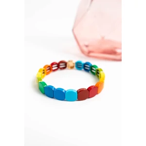 A& ONE Elegáns Színes Női Karkötő Arany Színű Díszítéssel