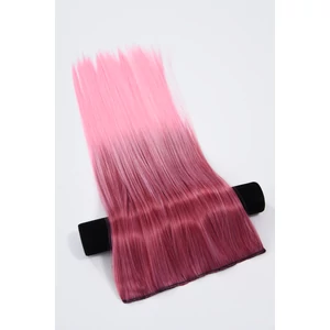 Rózsaszín Ombre Csatos Póthaj -- 60 cm