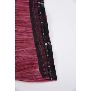 Rózsaszín Ombre Csatos Póthaj -- 60 cm