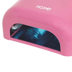 Hoomei Rózsaszínű UV/LED Lámpa 4 x 9W