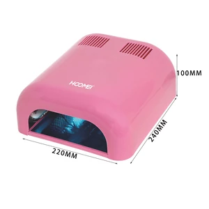 Hoomei Rózsaszínű UV/LED Lámpa 4 x 9W