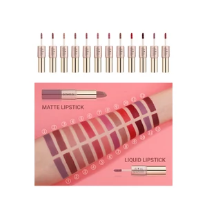 O.TWO.O® Smink Szett Ajándék Dobozban: Rúzs, Szempillaspirál, Highlighter Púder És 4 Darabos Szemhéjpúder Paletta