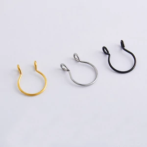A & ONE Arany Színű Orvosi Fémből készült ál orr piercing