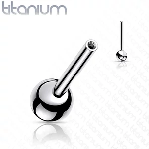 A & ONE Ezüst Színű Titánium Golyó Piercing