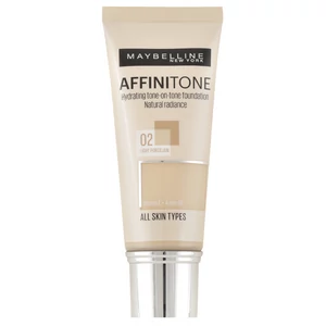 Maybelline Affinitone Hidratáló Alapozó -- 02 Light Porcelain