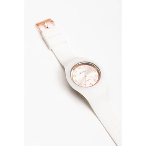 A&ONE Fehér Színű Csiszolt Számlapos Szilikon Karóra