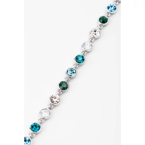 A & ONE Zöld Swarovski® Köves Nikkelmentes Fémből Készült Női Karkötő És Fülbevaló Szett