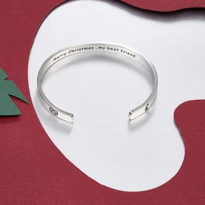 A & ONE Ezüst Színű Aranyozott Réz Karperec Pici Díszítéssel