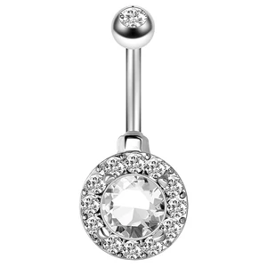 Rozsdamentes Acél Köldök Piercing Szett