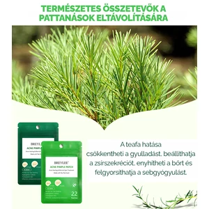 BREYLEE Átlátszó Pattanás Eltávolító Tapasz