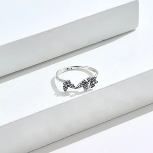 A & ONE Állítható S925 Ezüst Gyűrű Pillangó Díszítéssel