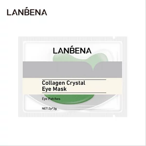 LANBENA Zöld Kollagénes Szemmaszk, 2 db