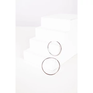 A & ONE S925 Ezüstből Készült Karika Fülbevaló - 3 cm