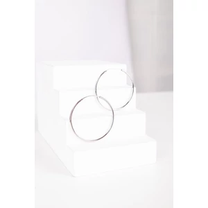 A & ONE S925 Ezüstből Készült Karika Fülbevaló - 4 cm