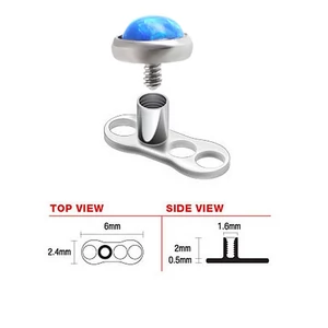6 mm Microdermal Talp G23 Titánból